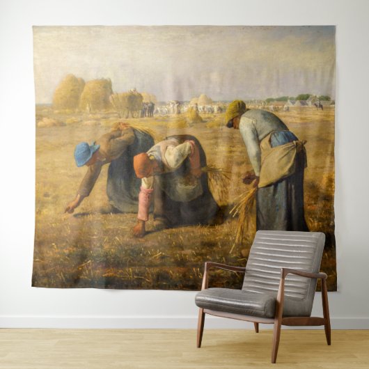 Tenture Jean-François Millet - Les Gleaners (En situation (horizontale))