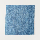 Tenture Jeans en bleu acide. Denim arrière - plan, texture (Devant (Horizontal))