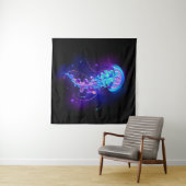 Tenture Jellyfish éclatante couleur (En situation (horizontale))