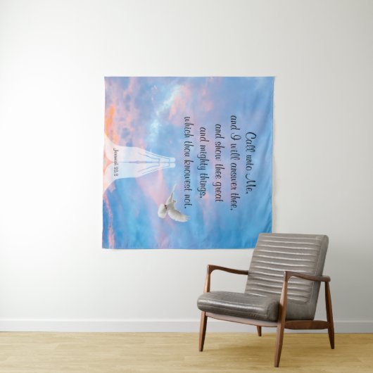 Tenture Jérémie 33:3 (En situation (horizontale))