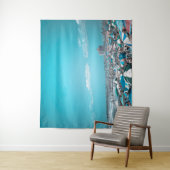 Tenture Jersey Shore Coastal Beach Art Tapestry (En situation)