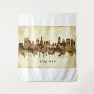 Tenture Jérusalem Israël Cityscape