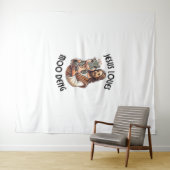 Tenture Jésus aime Moo Deng T-Shirt_3 (En situation (horizontale))