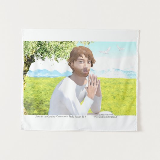 Tenture Jésus au Jardin (Gethsémani) (Devant (Horizontal))