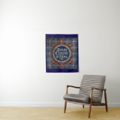 Tenture 'Jesus Christ is KING' Christian Inspired Tapestry (En situation)