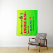 Tenture Jésus Doit Augmenter ! Je Dois Diminuer ! (En situation)