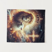 Tenture Jésus est le Lion et l'Agneau (Devant (Horizontal))