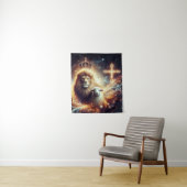 Tenture Jésus est le Lion et l'Agneau (En situation)