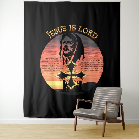 Tenture Jésus est Seigneur (En situation)
