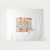 Tenture Jesus Flannels Chandails Citrouille Bénédiction (Devant (Horizontal))