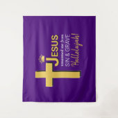 Tenture JÉSUS M'A RACHETÉ Pâques (Devant)