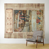 Tenture Jésus Suaire de Turin et Descente de la Croix (En situation (horizontale))