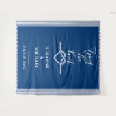 Tenture Jeu de jonction Nautique Marine Bleue Photo fond (Devant (Horizontal))