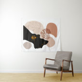 Tenture Jeune belle femme afro-américaine (En situation (horizontale))