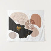 Tenture Jeune belle femme afro-américaine (Devant (Horizontal))