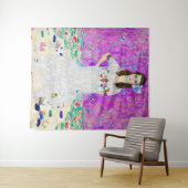 Tenture Jeune fille, Gustav Klimt (En situation (horizontale))