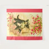 Tenture jeune mariée de kitten (Devant (Horizontal))