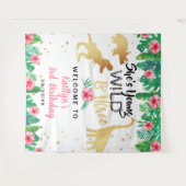 Tenture Jeunes Sauvages & Trois Filles Dinosaures 3ème Ann (Devant (Horizontal))