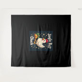 Tenture Jingle Bell Cluck Chicken (Devant (Horizontal))