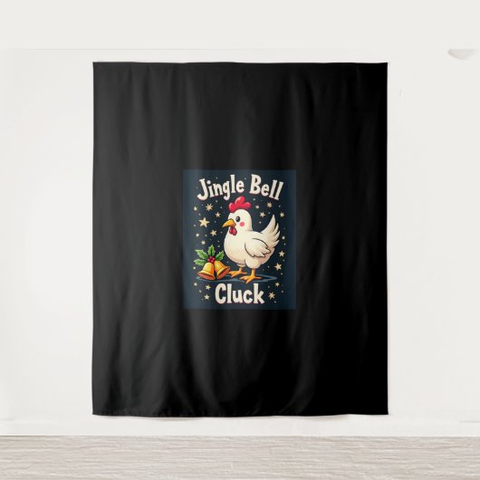 Tenture Jingle Bell Cluck Chicken (Devant)