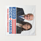 Tenture Joe Biden Kamala Harris 2020 Backdrop Banners (Devant (Horizontal))