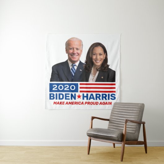 Tenture Joe Biden Kamala Harris 2020 Backdrop Banners (En situation)