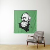 Tenture Johannes Brahms (En situation)