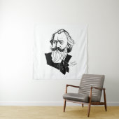 Tenture Johannes Brahms (En situation)