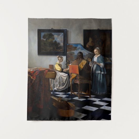 Tenture Johannes Vermeer - Le Concert (Devant)