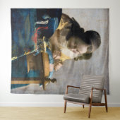Tenture Johannes Vermeer - Le Lacemaker (En situation (horizontale))