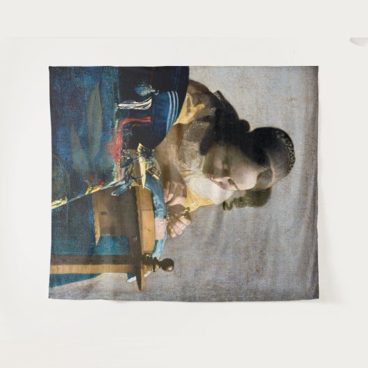 Tenture Johannes Vermeer - Le Lacemaker (Devant (Horizontal))