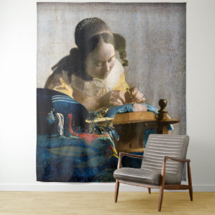 Tenture Johannes Vermeer - Le Lacemaker