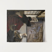 Tenture Johannes Vermeer - Officier avec une fille qui rit (Devant (Horizontal))