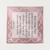 Tenture John 16:33 (Devant (Horizontal))