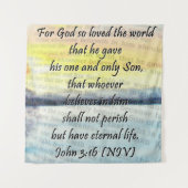 Tenture John 3:16 (Devant)