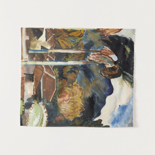 Tenture John Sten - Java, peinture fine art (Devant (Horizontal))