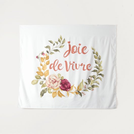 Tenture Joie de Vivre (Devant (Horizontal))
