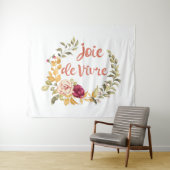 Tenture Joie de Vivre (En situation (horizontale))
