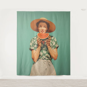 Tenture Joie d'été avec Watermelon