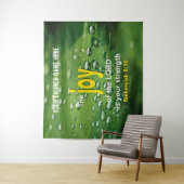 Tenture JOIE DU SEIGNEUR L'Église chrétienne Mur Art (En situation)