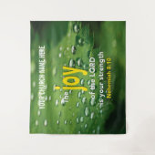 Tenture JOIE DU SEIGNEUR L'Église chrétienne Mur Art (Devant)