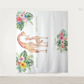 Tenture Joli accessoire de photobooth pour baby shower gir (Devant)