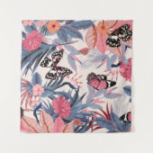 Tenture joli art brillant patte tropicale (Devant (Horizontal))