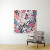 Tenture joli art brillant patte tropicale (En situation)