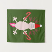 Tenture Joli Axolotl de Noël (Devant (Horizontal))