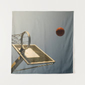 Tenture Joli cadeau de basket-ball (Devant (Horizontal))