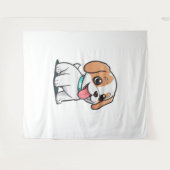 Tenture Joli chiot (Devant (Horizontal))