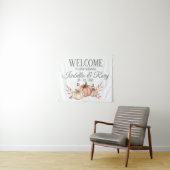 Tenture Joli Citrouille Bouquet Mariage (En situation (horizontale))