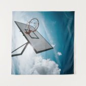 Tenture Joli design de basket-ball (Devant (Horizontal))