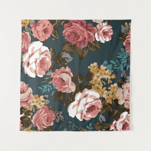 Tenture joli design de fleur illustration textile art, pat (Devant)